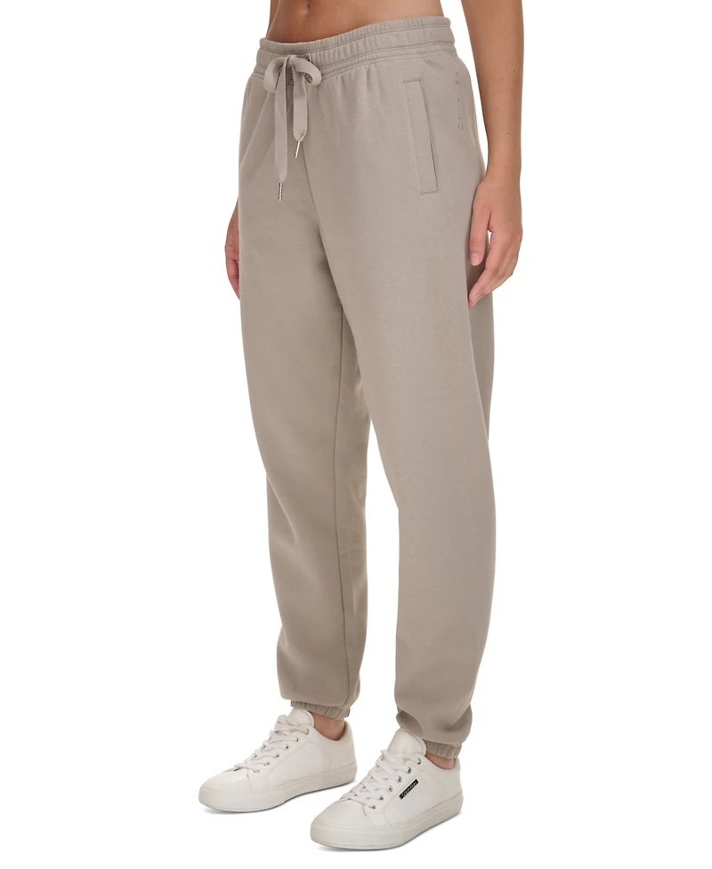 Calvin Klein Women's Fleece High Waist Drawstring Sweatpants