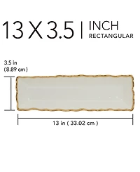 Certified International Regency Porcelain Cracker Tray