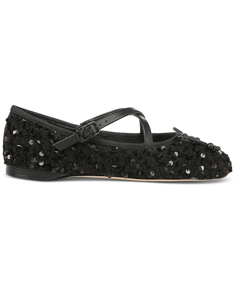 Circus Ny by Sam Edelman Women's Zuri Cozy Crossband Ballet Flats