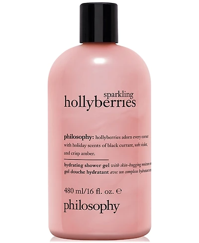 philosophy Sparkling Hollyberries Hydrating Shower Gel, 16 oz. Created for Macy's