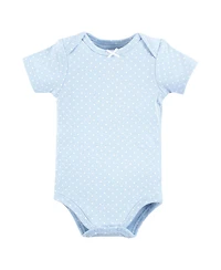 Hudson Baby Baby Girls Hudson Soft Everyday Cotton Bodysuits 3-Pack