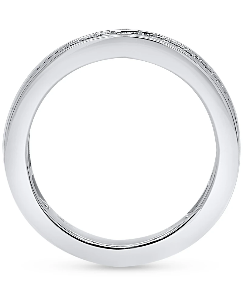 Forever Grown Diamonds Lab Diamond Baguette Band (1 ct. t.w.) Sterling Silver or 14k Gold-Plated