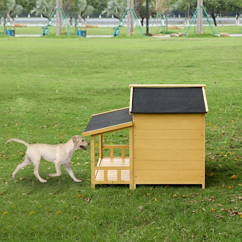 Streamdale Exquisite Porch Dog House Waterproof, Elevated, Adjustable