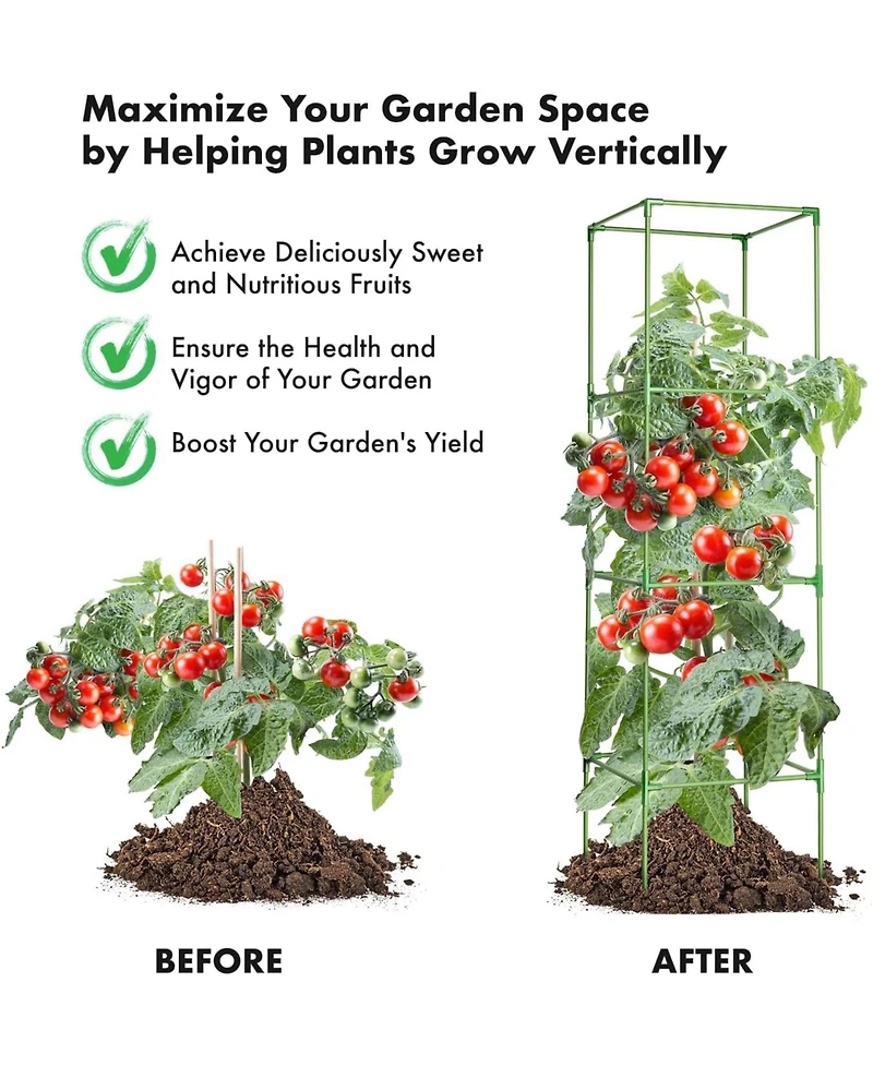 Maggift Tomato Plant Support Cages