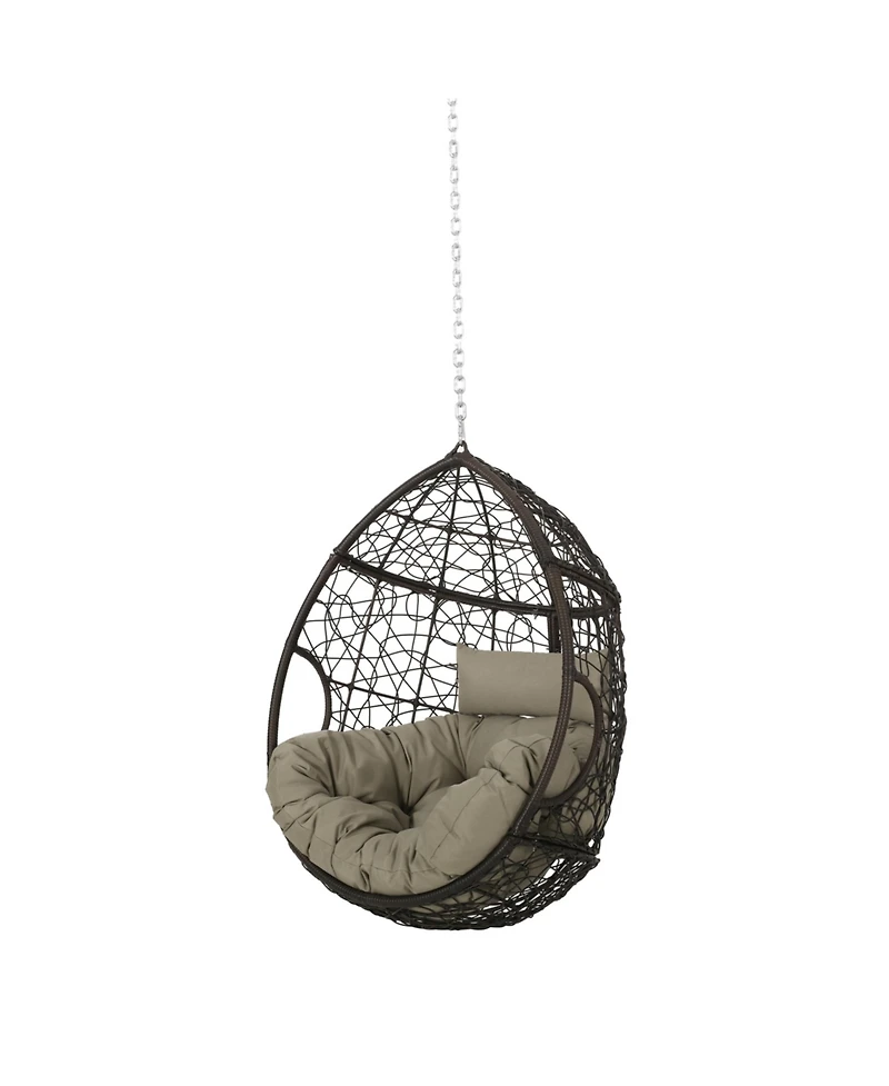 Streamdale Furniture Teardrop Hanging Chair With Water-Resistant Cushions