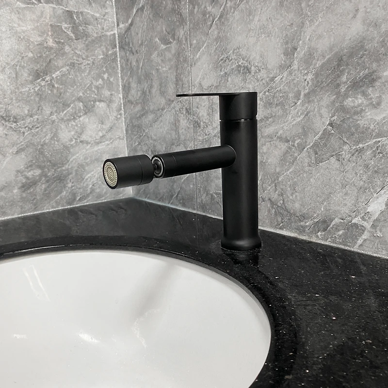 Stainless Steel Single-Handle Bathroom Sink Faucet