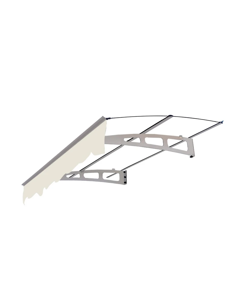 Streamdale Awning Canopy 59"W x 34"D, 0.137" Solid Polycarbonate, Aluminum Alloy