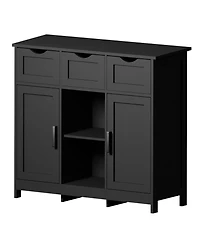 Streamdale 3-Drawer Sideboard with Ample Storage and Adjustable Shelves