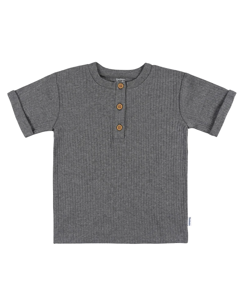 Toddler Boys Short Sleeve T-Shirts, 3 Pack