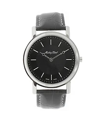 Mathey Tissot Men's City Black Dial Watch - H611252AN