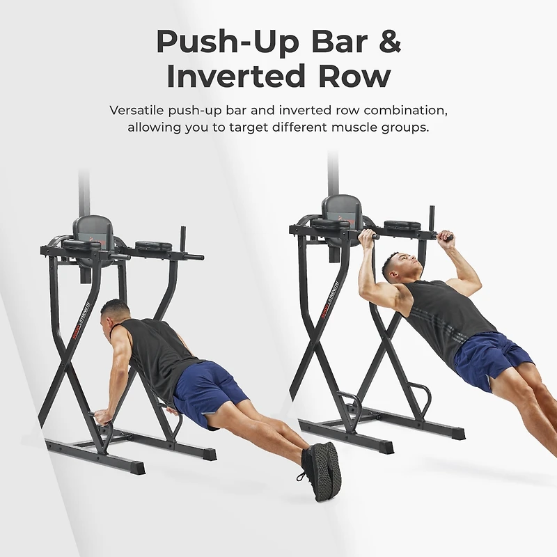Sunny Health & Fitness Multifunctional & Adjustable Height Power Tower – Sf-XF922081