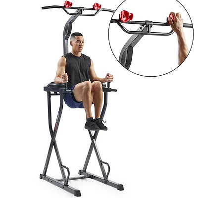Sunny Health & Fitness Multifunctional & Adjustable Height Power Tower – Sf-XF922081