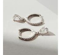 Ana Luisa Delicate Huggie Hoops - Elise Silver
