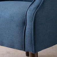 Streamdale Plush Barrel Chair Comfort And Style For Relaxation