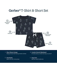 Gerber Toddler Boys Tropical Leaves
