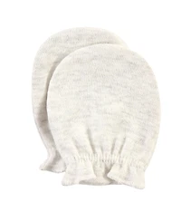Hudson Baby Girls Cotton Scratch Mittens, Enchanted Forest, 0-6 Months