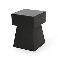 Streamdale Modern Concrete Pedestal Side Table
