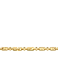 Michael Kors Brass Pave Astor Link Chain Necklace