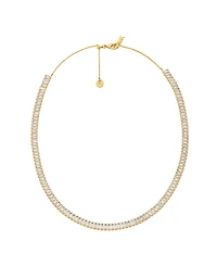 Michael Kors 14K Gold-Plated Brass Tennis Necklace