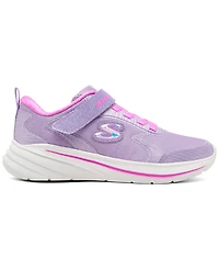 Skechers Little Girls Wave 92 Fastening Strap Casual Sneakers from Finish Line