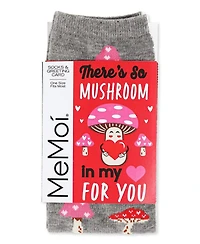 Feeling Mushy Greeting Card Crew Socks