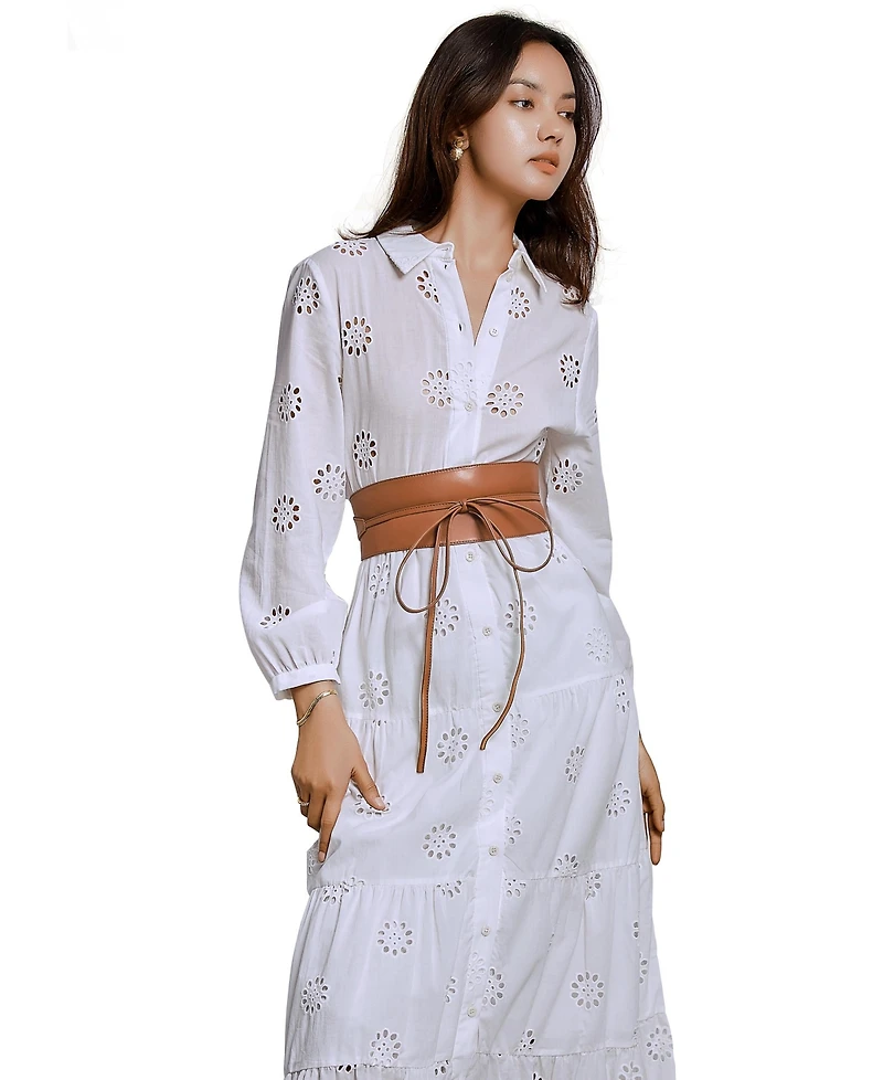Women's Wide Sash Belt Victoria Hyde Karis