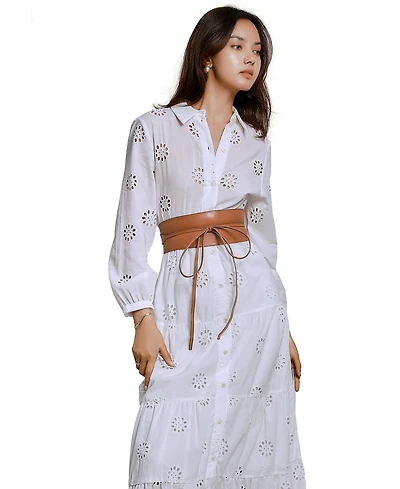 Women's Wide Sash Belt Victoria Hyde Karis