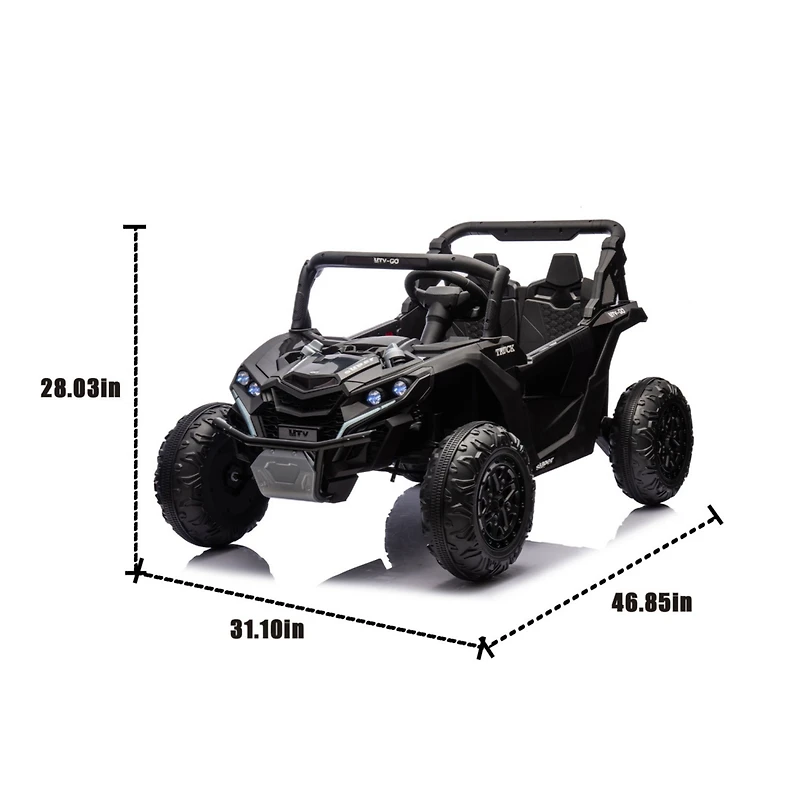 Streamdale Kids' Utv 24V Remote Control, 4-Wheel Suspension