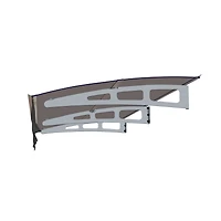 Streamdale Polycarbonate Door Window Awning, 79" x 34