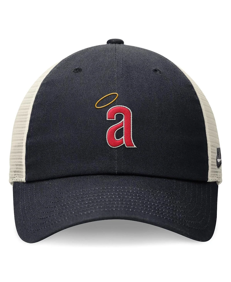 Nike Men's Navy California Angels Cooperstown Collection Rewind Club Trucker Adjustable Hat