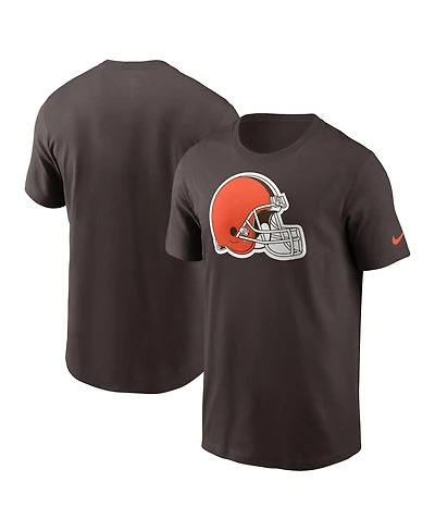 Nike Men's Brown Cleveland Browns Logo Essential T-Shirt