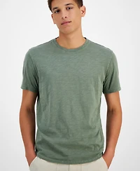 Sun + Stone Men's Kissed Regular-Fit Curved Hem T-Shirt, Created for Macy's