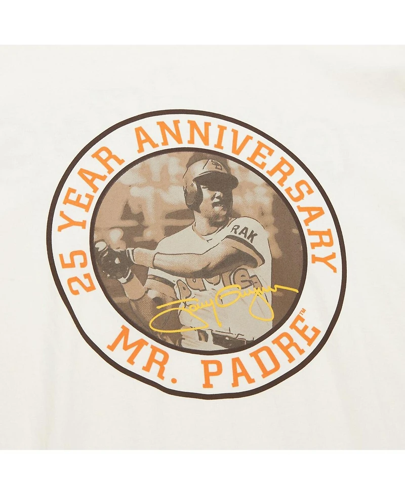Mitchell & Ness Men's Tony Gwynn Cream San Diego Padres Legends Photo Real T-Shirt