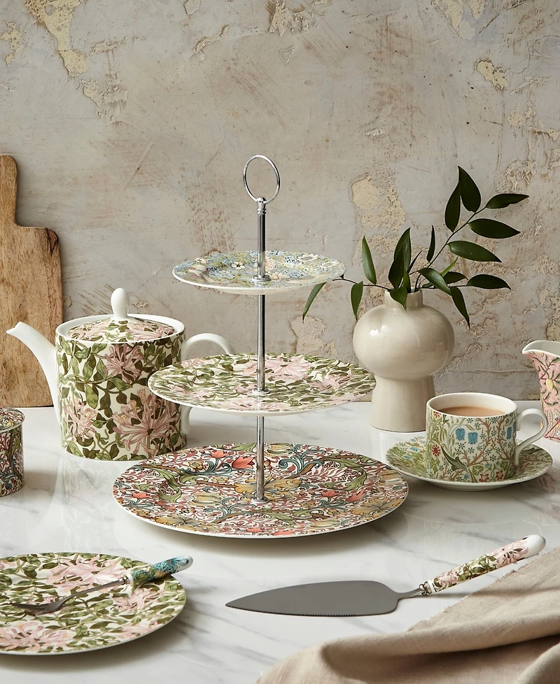 Spode Morris & Co. 3-Tiered Cake Stand