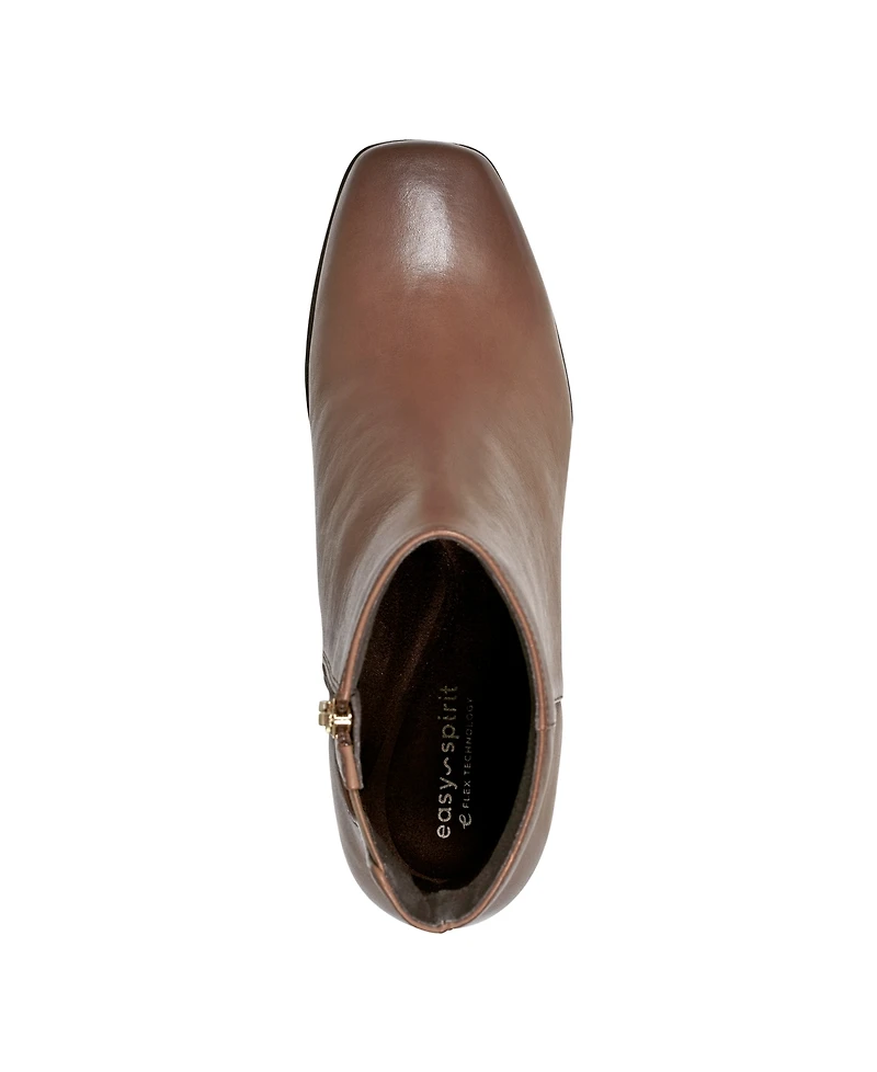 Easy Spirit Women's Eflex Sidney Block Heel Square Toe Dress Booties