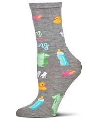 Mama In the Making Greeting Card Socks