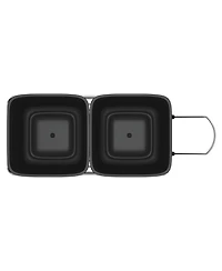 Rev-a-Shelf Double Pull Out Trash Can 27 Qt for Kitchen, Black, Rv-15KD-18C S