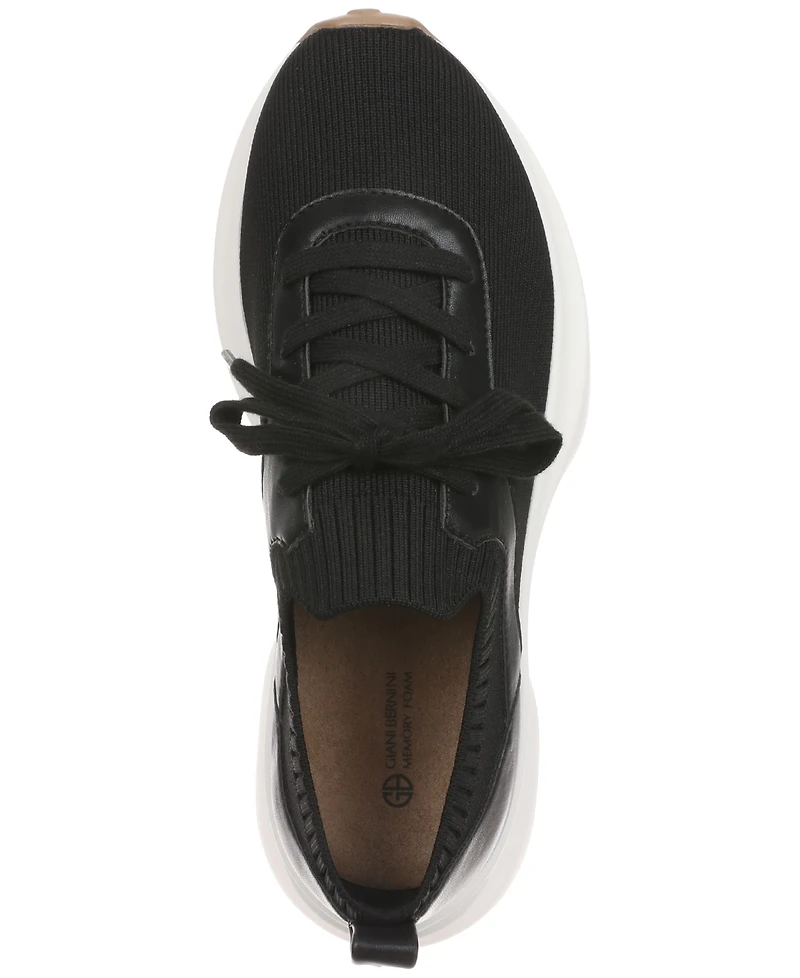 Giani Bernini Women's Floraa Memory Foam Sporty Lace Up Sneakers, Created for Macy's