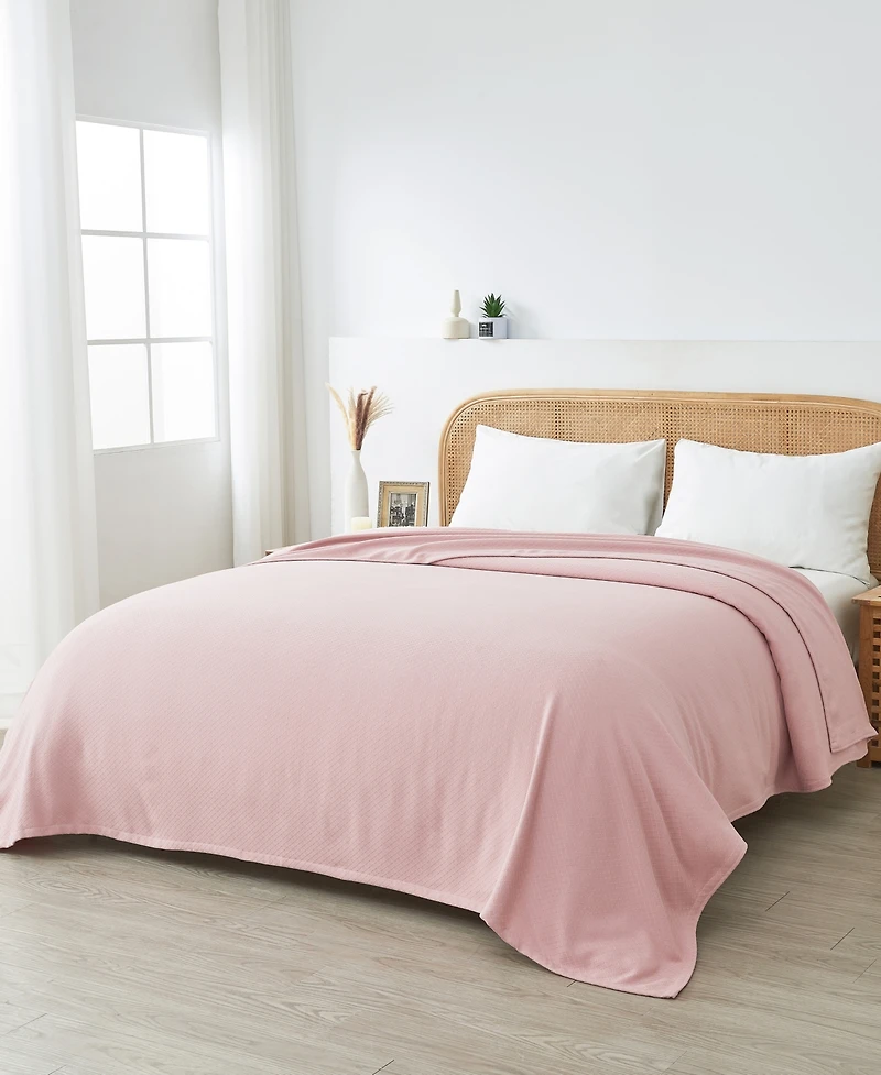 Melange Home Egyptian Cotton Blanket, Twin