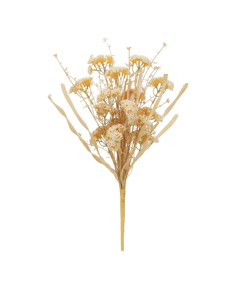 Faux Flower Bush Set – Colorful Plastic Floral Arrangements for Vases, Centerpieces, or Outdoor Use