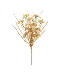 Faux Flower Bush Set – Colorful Plastic Floral Arrangements for Vases, Centerpieces, or Outdoor Use