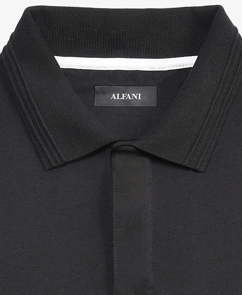 Alfani Men's Regular-Fit Mercerized Polo Shirt, Created for Macy's