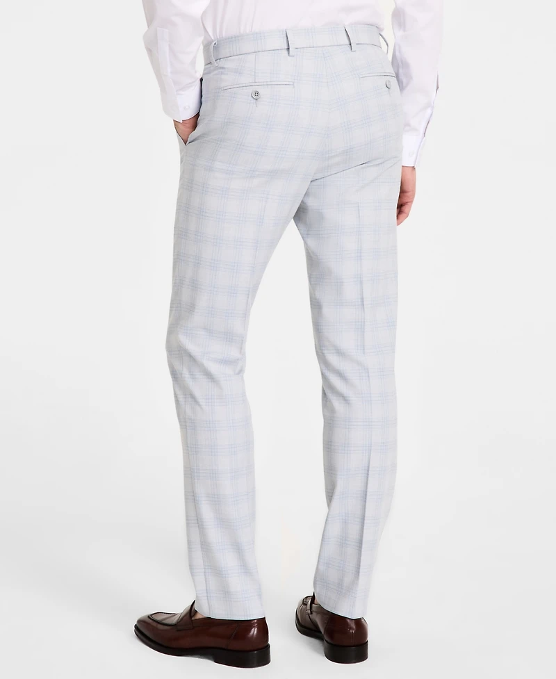 Tommy Hilfiger Mens Modern Fit Light Grey Dress Pant