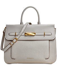 Donna Karan New York Oceanside Top Handle Leather Satchel