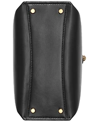 Donna Karan New York Bridgehampton Leather Turnlock Triple Compartment Crossbody