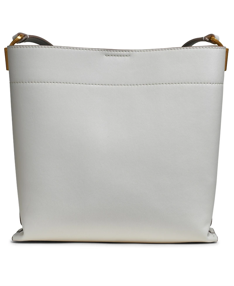 Donna Karan New York Bridgehampton Leather Turnlock Triple Compartment Crossbody