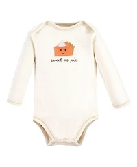 Touched by Nature Baby Boys Unisex Natural Cotton Long-Sleeve One-Piece