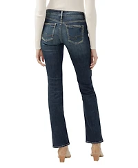 Silver Jeans Co. Women's Britt Low Rise Curvy Fit Slim Bootcut
