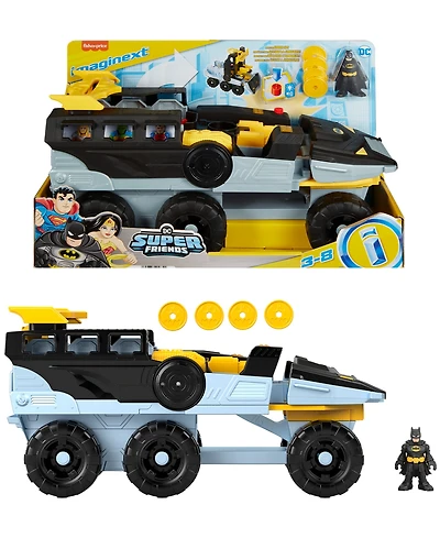 Imaginext Dc Super Friends Bat-Tank with Batman Figure, Lights Sounds