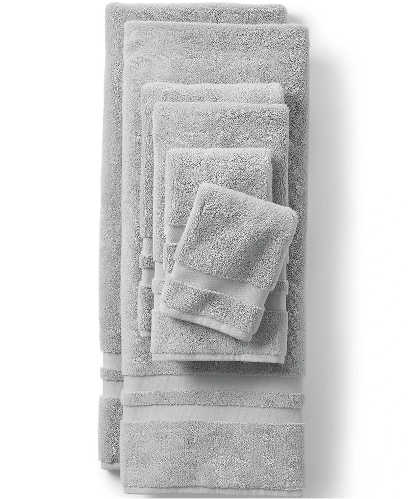 Lands' End Essential Cotton 6-Piece Bath Towel Set
